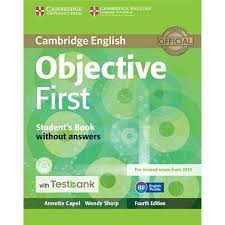 Objective Objective First Student S Book Without Answers With Testbank Other Walmart Com Teacher Books Cambridge English English Exam
