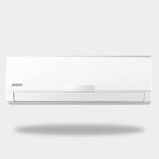 This installation required running pipes through the roof because the air conditioner was located in a large living room that had cathedral ceilings. Wall Mounted Air Conditioner Se Slg Sl Aermec Mono Split Residential Reversible