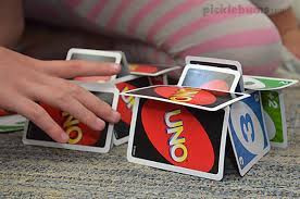 I feel like you should make a card that has only one of it in the entire deck where it asks someone to pick up the entire deck. Fun Games You Can Play With Uno Cards Picklebums