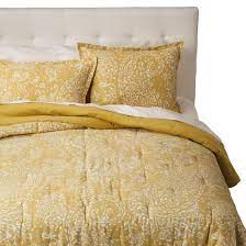 threshold paisley comforter set yellow comforter sets paisley comforter yellow bedding