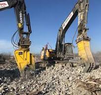 Demolition with excavator attachments | Epiroc US