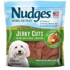 nudges health and wellness chicken jerky dog treats 16 oz