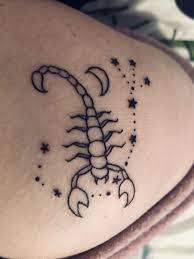 Scorpio Tattoo Designed By Elizabeth Boyle Tattooed By Nils Larsen Scorpio Scorpiontattoo Scorpiotatto Scorpio Tattoo Mini Tattoos Scorpio Zodiac Tattoos
