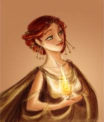 Greek Mythology Hestia Art By Arbetta Greek Gods And Goddesses Greek Mythology Greek Myths