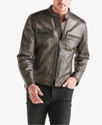 Lucky Brand Men S Leather Bonneville Jacket Luckybrand Cloth Leather Men Leather Jacket Mens Jackets