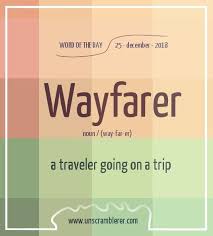 Wayfarer Interesting English Words Learn English Words English Vocabulary Words