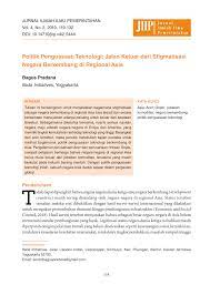 Objektif kajian tugasan sejarah tingkatan 3 pt3 kajian masyarakat setempat bumi gemilang Pdf Politik Penguasaan Teknologi Jalan Keluar Dari Stigmatisasi Negara Berkembang Di Regional Asia
