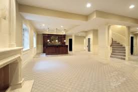 But once the flooring is ruined in an area, there is no fixing it. Basement Floor Ideas Nm Concrete Tile Carpet Poulin Design Center