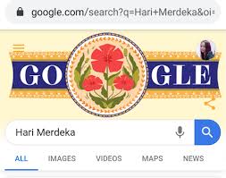 You can set the independence day background to your device as a wallpaper or send a wish by using this background through social media to your friends as a greeting card. Google Doodle Hari Merdeka Malaysia 31 Agustus 2019 Web Loveheaven 07