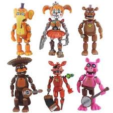 Action Figure Boneco De Brinquedo Five Nights At Freddy Fnaf Bonnie Foxy Freddy Freddy Fazbear Bear Shopee Brasil