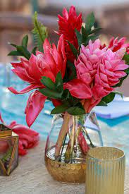 Tropical With Gold Accents Flower Studio Beautiful Flowers Tropical