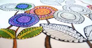 Enchanting coloring pages for adults with incredibly detailed drawings will like nature lovers. Free Printable Complex Coloring Pages Modern Floral