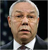 Powell Breaks With Bush