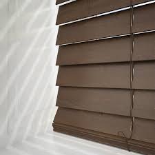 Selections of cloth tape include black, cherry, toffee, wheat, taupe, beige, fawn, bone, duck, white, midnight, dark green, cappuccino, rust, cocoa, chocolate, forest, mulberry. Premier Walnut Venetian Blind Wooden Blinds Direct
