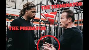 'i know i'm the best'. Arnold Schwarzenegger Takes Nfl Pick Chase Young To Gym Pumped Pics