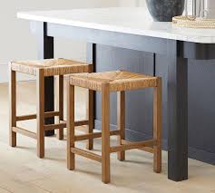 Check our buying guide to learn more about the height of the stool you should go pick for your bar counter or kitchen island. Malibu Woven Backless Bar Counter Stools Pottery Barn