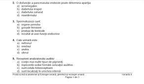 Check spelling or type a new query. Subiecte Bac Anatomie È™i Biologie VegetalÄƒ È™i AnimalÄƒ 2017 Ce A Picat