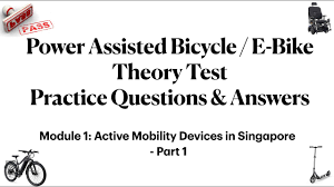 Love & relationships sports trivia. Singapore Power Assisted Bicycle E Bike Theory Test Practice Q A Pre Journey Equipment Check Pt2 Youtube