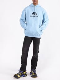 Light Blue Logo Hoodie The Webster