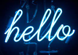189 neon hd wallpapers and background images. Blue Aesthetic Neon Words 3396x2388 Download Hd Wallpaper Wallpapertip