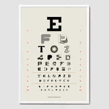Developed by dr hermann snellen in the 1860s, the snellen letter chart features capital letters in rows of descending sizes. Type Snellen Chart World Of Type