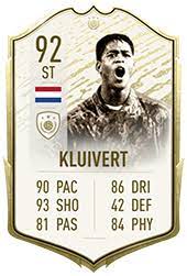 Base, mid, prime and prime moments full name patrick kluivert date of birth 1 july 1976. Patrick Kluivert Fifa 21 Icon Player