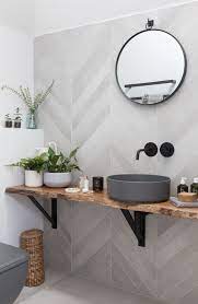 Thus, all of that is presenting here in a classic grey minimalist bathroom with walls and floors are in classic grey slate, wood elements, and plant accents that give the room a cool earthy look. 40 Beautiful Minimalist Bathroom Ideas And Designs Renoguide Australian Renovation Ideas And Inspiration
