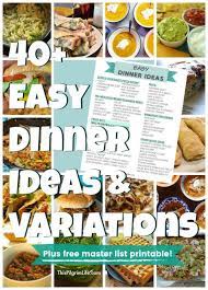 The marinated chicken in these popular wraps is mouthwatering. Easy Dinner Ideas Mega List This Pilgrim Life