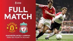 Watch man utd v liverpool in the #facup live on @bbcone, @bbciplayer and online: Live Full Match Manchester United V Liverpool Fa Cup Fourth Round 1998 99 Youtube