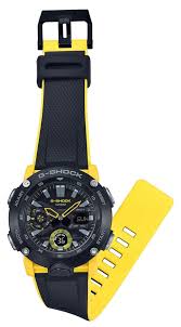 Some models count with bluetooth connected technology and atomic timekeeping. Casio G Shock Uhr Ga 2000 1a9er Armbanduhr Schwarz Gelb
