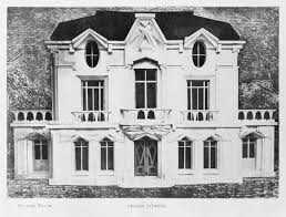 Design For The Facade Of La Maison Cubiste Cubist House By Raymond Duchamp Villon 1912 I Like The Shapes Above The M Modern Art Styles Architecture Cubism