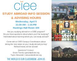 Council on international educational exchange on facebook. Council On International Educational Exchange Ciee Information Session Global Experience Office Geo At Northeastern University