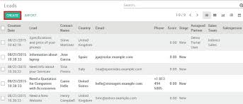 Odoo is a suite of open source business apps that cover all your company needs: How To Create A Contact Into Odoo Crm Odoo Business 0 1 Documentation