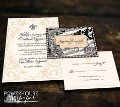 New Orleans Landmark Wedding Invitation By Powerhousepaper On Etsy 4 25 Wedding Invitations Nola Wedding Invitations