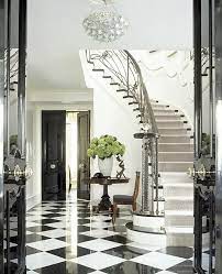 10 Bold Black And White Entrance Ideas Alicia Wood Lifestyle House Design Black And White Flooring Home Goods Decor