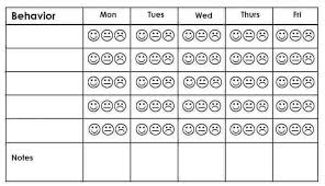 behavior charts for older kids