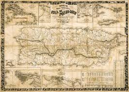 These are the most romantic places for points of interest & landmarks in puerto rico: Mapa Topografico De La Isla De Puerto Rico 1863 By Phil Cardamone