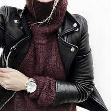 A Good Leather Fashion Style Autumn Fashion