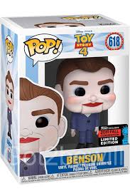Funko Pop Disney Toy Story 4 Benson Fall Convention Exclusive Funko Pop Toy Story Funko Pop Disney Pop Toys