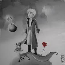 Le renard et le petit prince c'est alors qu'apparut le renard. Petit Prince La Rose Et Le Renard Painting By Gief Artmajeur