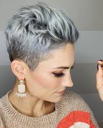 There are so many different hairstyles for women, too. Short White Pixie Haircut Short Haircut Ideas White Pixie Haircut Ash White Hair Color Short Hair In 2020 White Hair Color Hair Color Grey Silver Thick Hair Styles