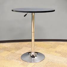 Enjoy free shipping on most stuff, even big stuff. Amerihome Vintage Style 24 In Round Adjustable Height Bar Table In Black 801514 The Home Depot