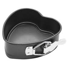 Diy Cake Mouldheartshaped Cake Tin Non Stick Spring Form Loose Base Baking Pan Tray By Yoyori Black You Can Get More Det Heart Cake Pan Loaf Bread Diy Cake