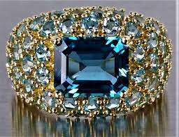amazing ring london blue topaz and aqua mm london blue topaz blue topaz london blue