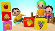 Learn Fruits Names For Kids Children Toddlers With Baby Fun Play Skatebo Preschool Kids Preschool Games Coloring For Kids