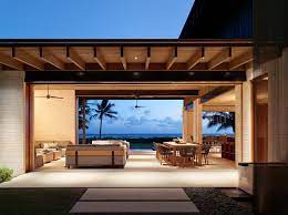 Hale nukumoi is the quintessential hawaiian beach retreat: Walker Warner Architects Creates Open Air Beach House In Hawaii