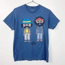 Maybe you would like to learn more about one of these? Cheech Chong Shirts Cheech Chong Cartoon Graphic Blue Tshirt Medium Poshmark