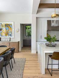 Raw Wood With Clear Matte Or Grey Stain Color Is Very Trendy And You Can See These F Beach House Interior Design Beach House Interior White Oak Hardwood Floors