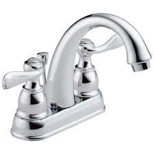 Their faucets come in a variety of finishes from polished chrome to brushed nickel, brass and everything in between. Two Handle Centerset Bathroom Faucet B2596lf Delta Faucet