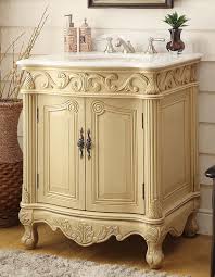 antique bathroom vanity light beige